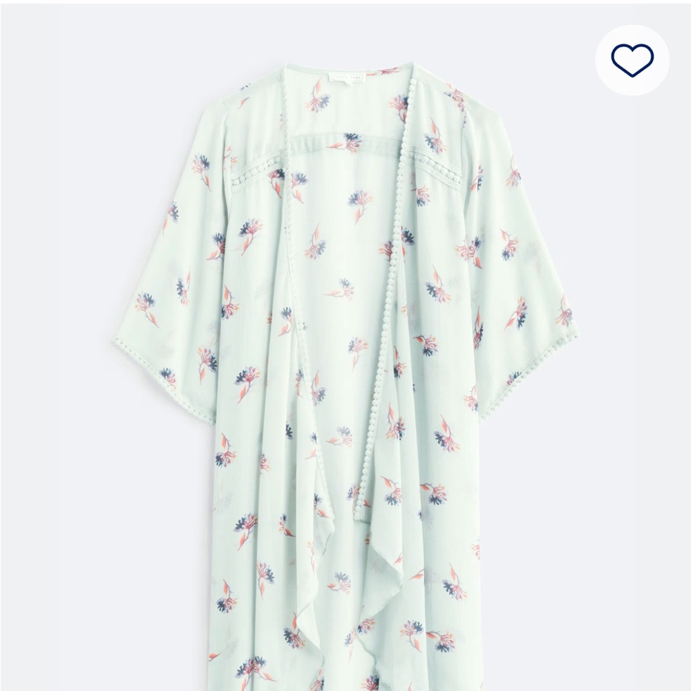 Floral  Kimono - Green